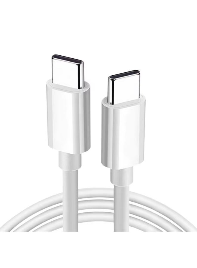سلك شحن سريع 100 واط 6 أمبير PD - كابل Type-C إلى Type-C لـ Apple MacBook و iPhone و أجهزة هواوي المحمولة و iQoo - Image 2